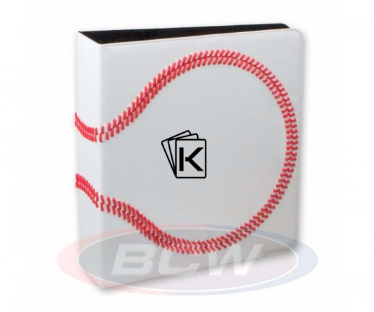 Album BCW Baseball 3 kroužkové bílé prošité