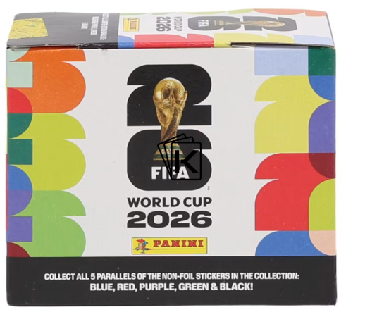 2026 Panini World Cup Box samolepek (25ks) U.S. Verze