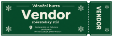 sběratelský stůl  na Vánoční burzu 19.12.