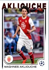 fotbalová kartička 2024-25 Topps UEFA Club Competitions Flagship 64 Maghnes Akliouche AS Monaco