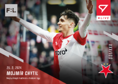 fotbalová kartička 2023-24 SportZoo Fortuna Liga Live L-29 Mojmír Chytil SK Slavia Praha /108