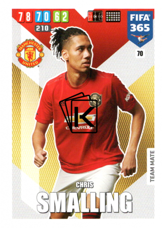 Fotbalová kartička Panini Adrenalyn XL FIFA 365 - 2020 Team Mate 70 Chris Smalling Manchester United