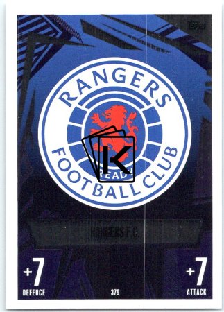 Fotbalová kartička 2023-24 Topps Match Attax UEFA Club Competitions 379 Rangers FC