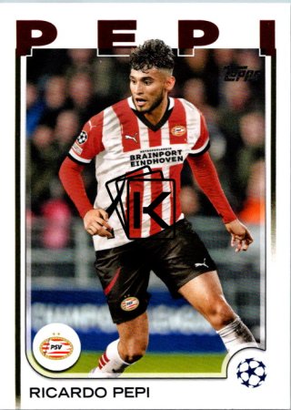 fotbalová kartička 2024-25 Topps UEFA Club Competitions Flagship 63 Ricardo Pepi PSV