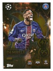fotbalová kartička 2025-26 Topps Match Attax UCC Gladiators Limited Edition - Spartans (Mega Tin 3) GLE 9 Ousmane Dembélé (Paris Saint-Germain)