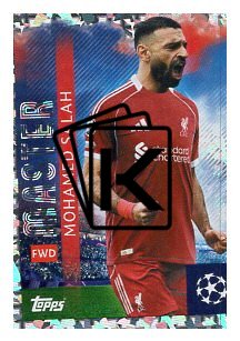 2025-26 Topps Champions League  Liverpool FC 258 Mohamed Salah - Master