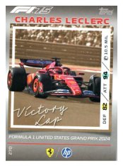 2025 Topps Turbo Attax F1 Scuderia Ferrari Victory Lap HP 270 Charles Leclerc