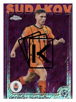 fotbalová kartička 2024-25 Topps Chrome Magenta 119 - Georgiy Sudakov
