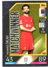 Fotbalová kartička 2022-23 Topps Match Attax UCL Matchwinner 45 Mohamed Salah - Liverpool