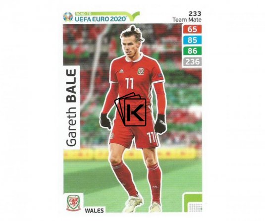 Fotbalová kartička Panini Road To Euro 2020 – Team Mate - Gareth Bale - 233