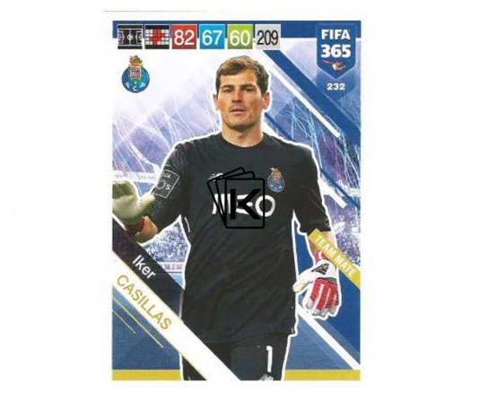 Fotbalová kartička Panini FIFA 365 – 2019 Team Mate 232 Iker Casillas FC Porto