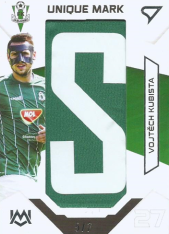 2021-22 SportZoo Fortuna Liga Unique Mark UM-VK Vojtěch Kubista Letter S 5/7 FK Jablonec