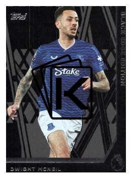 fotbalová kartička 2025-26 Topps  Premier League - Black Edge Edition BE18 Dwight McNeil (Everton)