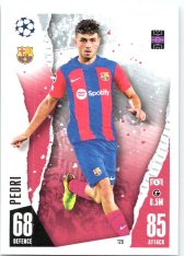 Fotbalová kartička 2023-24 Topps Match Attax UEFA Club Competitions 128 Pedri FC Barcelona