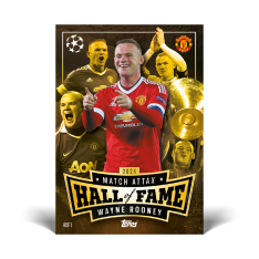 fotbalová kartička 2024-25 Topps Match Attax UEFA Club Competitions Hall of Fame HOF1 Wayne Rooney (Manchester United)