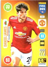 fotbalová karta Panini Adrenalyn XL FIFA 365 2021 Team Mate 142 Daniel James Manchester United