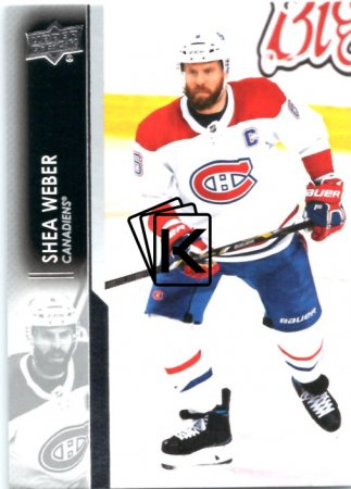 hokejová karta 2021-22 UD Series One 100 Shea Weber - Montreal Canadiens