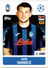2024-25 Topps Champions League 82 Lazar Samardžić (Atalanta BC)