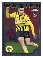 fotbalová kartička 2024-25 Topps Chrome 118 Kjell Wätjen, Borussia Dortmund RC