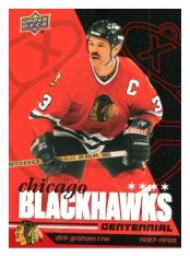 2025-26 Upper Deck Centennial Chicago Blackhawks 74 Dirk Graham