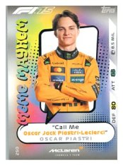 2025 Topps Turbo Attax F1  McLaren Meme Mayhem HP 250 Oscar Piastri