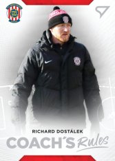 fotbalová kartička SportZoo 2020-21 Fortuna Liga Serie 2 Coach ´s Rules CR09 Richard Dostálek FC Zbrojovka Brno