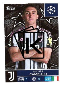 2025-26 Topps Champions League Juventus 242 Andrea Cambiaso
