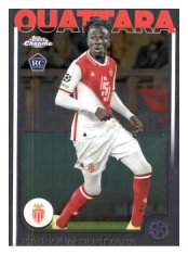 fotbalová kartička 2024-25 Topps Chrome UCC 103 Kassoum Ouattara, AS Monaco RC
