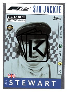 2025 Topps Turbo Attax F1  Icons of the Grid   295 Sir Jackie Stewart