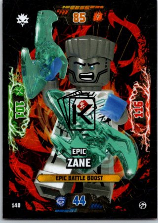 Lego Ninjago Trading Card EPIC 140 Zane