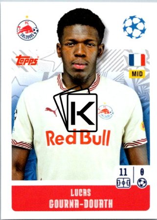 2024-25 Topps Champions League 450 Lucas Gourna-Douath (FC Salzburg)