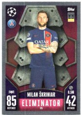 Fotbalová kartička 2023-24 Topps Match Attax UEFA Club Competitions 175 Milan Škriniar Paris Saint-Germain