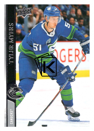 2020-21 UD Series One 177 Tyler Myers - Vancouver Canucks