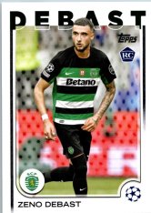 fotbalová kartička 2024-25 Topps UEFA Club Competitions Flagship 177 Zeno Debast RC Sporting Lisabon