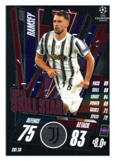 fotbalová kartička 2020-21 Topps Match Attax Champions League Extra Super Skill Star SKI10 Aaron Ramsey Juventus
