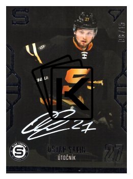Podepsaná Hokejová kartička SportZoo 2022-23 Klub Legend 14 Ostap Safin HC Sparta Praha /15