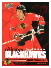 2025-26 Upper Deck Centennial Chicago Blackhawks 46 Cliff Koroll