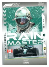 2025 Topps Turbo Attax F1 Aston Martin Rainmaster HP 247 Lance Stroll