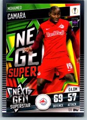 fotbalová kartička 2020-21 Topps Match Attax 101 Champions League  Next Gen Superstar 128 Mohamed Camara RB Salzburg