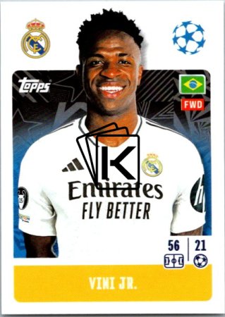 2024-25 Topps Champions League 330 Vini Jr. (Real Madrid CF)