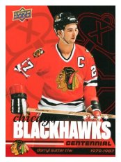 2025-26 Upper Deck Centennial Chicago Blackhawks 31 Darryl Sutter