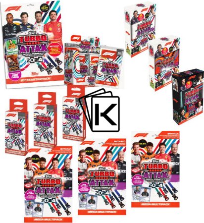 2024 Topps Turbo Attax Formule 1 Mega Bundle