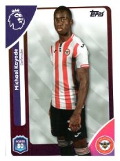fotbalová kartička 2025-26 Topps  Premier League 59 Michael Kayode (Brentford)