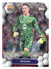 fotbalová kartička 2024-25 Topps FC Barcelona Fan Set 1 Marc Andre Ter Stegen Parallel