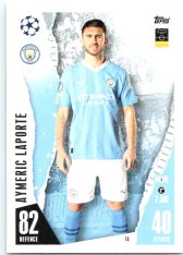 Fotbalová kartička 2023-24 Topps Match Attax UEFA Club Competitions 14	Aymeric Laporte Manchester City