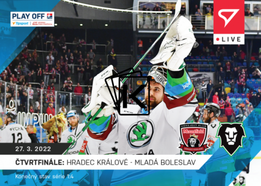 Hokejová kartička SportZoo 2021-22 Live L-123 Gašper Krošelj BK Mladá Boleslav /30
