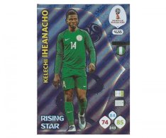 Fotbalová kartička Panini Adrenalynl XL World Cup Russia 2018 Rising Star 428 Kelechi Iheanacho