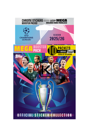 2025-26 Topps UEFA Champions League Mega Ecopack