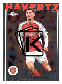 fotbalová kartička 2024-25 Topps Chrome 125 Kai Havertz, Arsenal FC
