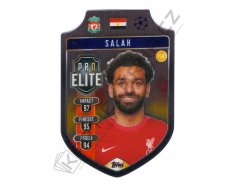 fotbalová kartička 2021-22 Topps Match Attax UEFA Champions League Elite Die-Cut Shield SH5 Mohamed Salah - Liverpool FC